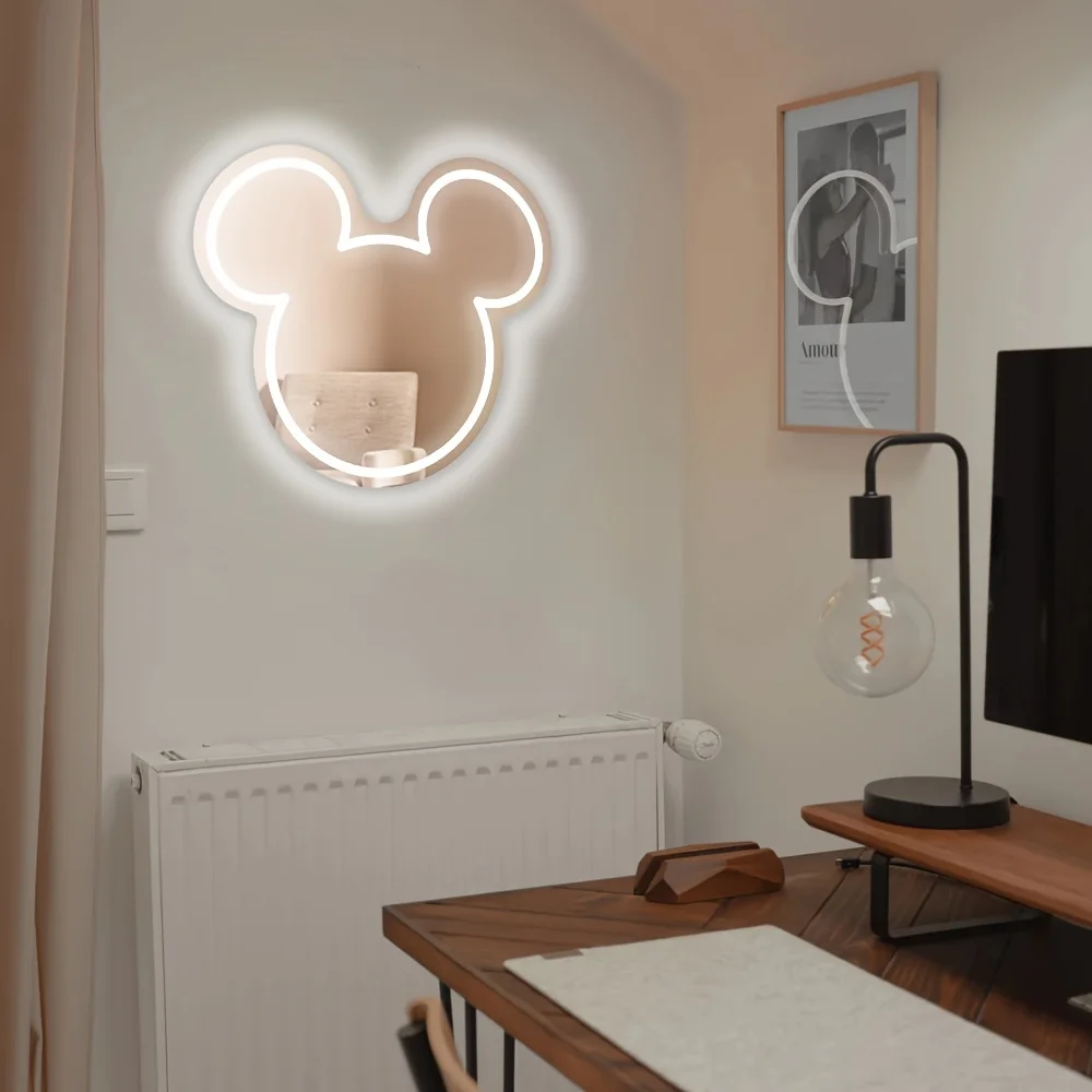 Mickey Mouse Mirror Neon Sig