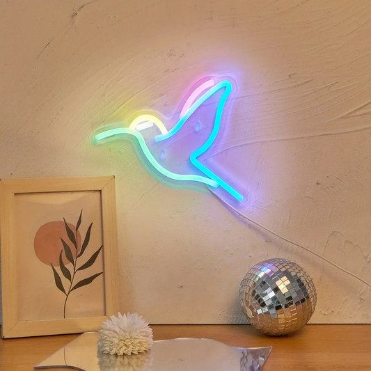 Colorful Birds LED Neon Sign