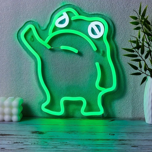 Neon sign "Frog"